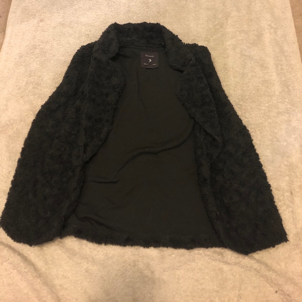 fuzzy vest